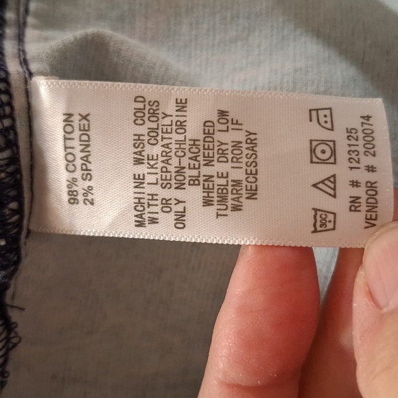 Chadwicks Paisley Corduroy button front Dress Size 10 - Picture 9 of 9